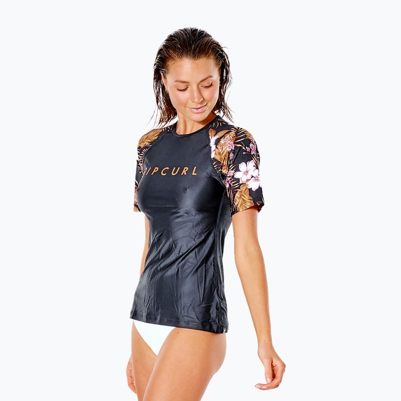 Dámske plavkové tričko Playabella Relaxed black 120WRV 2