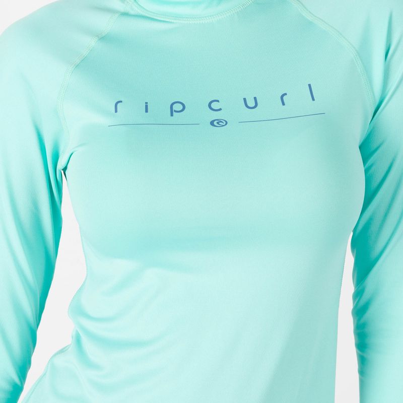 Rip Curl Golden Rays dámske plavecké tričko svetlo modré WLY3FW 4