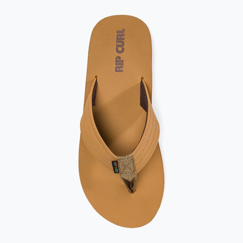 Pánske žabky Rip Curl Revival Leather Open Toe tan 5