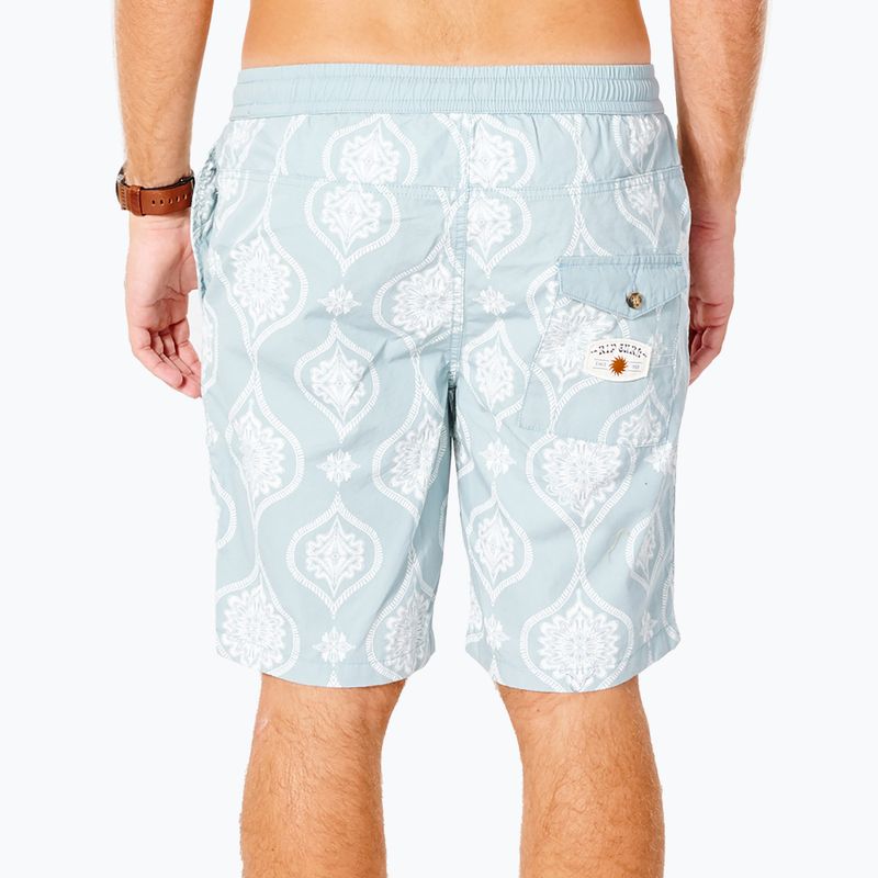 Pánske plavecké šortky Rip Curl Salt Water Culture Volley modré CWAOG9 6