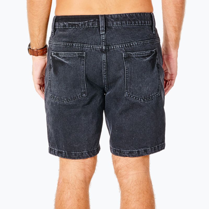 Rip Curl pánske nohavice Washed Black Denim Walkshort black CWAOL9 3