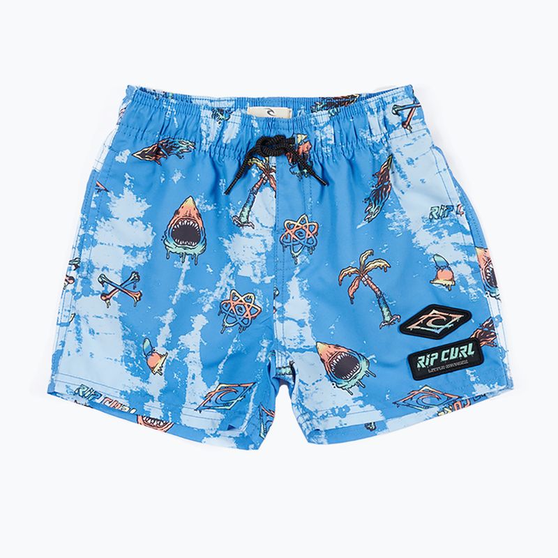 Rip Curl Little Savages Volley-Boy detské plavecké šortky 8000 modré OBOEM9