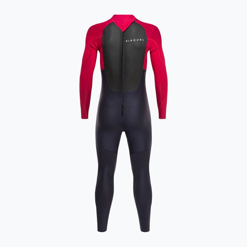 Pánska plavecká pena Rip Curl Omega 4/3 mm GB B/Zip 7 sivomodrá 112MFS 3