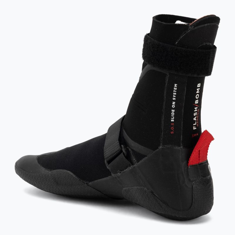 Pánske neoprénové topánky Rip Curl Fbomb 3 mm Narrow H S/Toe black 3