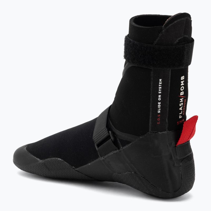 Pánske neoprénové topánky Rip Curl Flashbomb 5 mm Narrow H S/Toe black 3