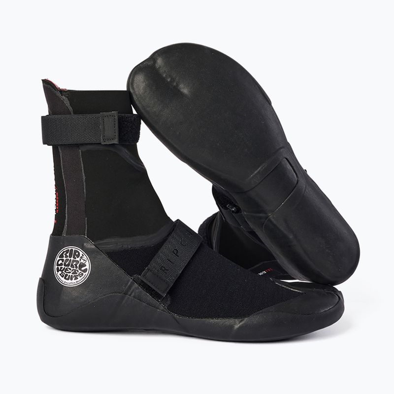 Pánske neoprénové topánky Rip Curl Flashbomb 5 mm Narrow H S/Toe black 4