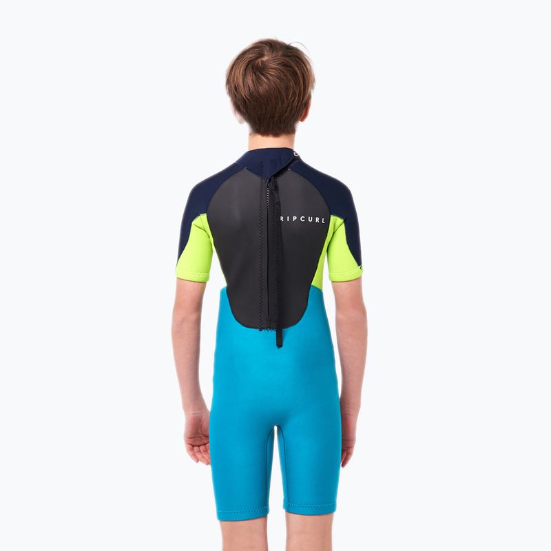 Rip Curl Omega B/Zip Spring 49 blue/blue detský neoprénový oblek 113BSP 2
