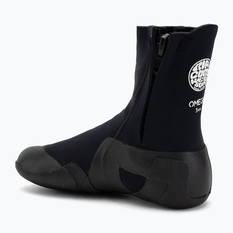 Neoprénové topánky Rip Curl Omega 3mm Round Toe With Zip black 3