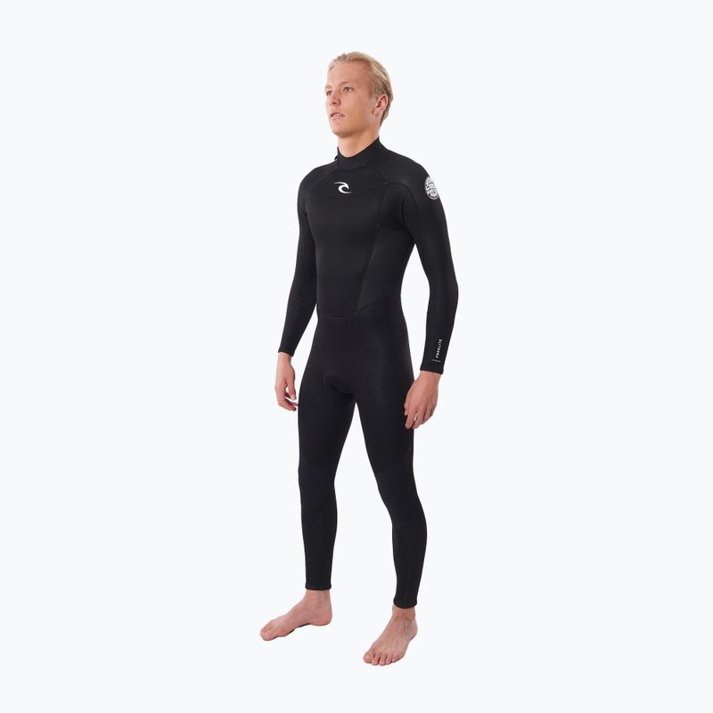 Rip Curl Freelite 5/3 mm GB BZ Steamer black pánsky neoprénový oblek