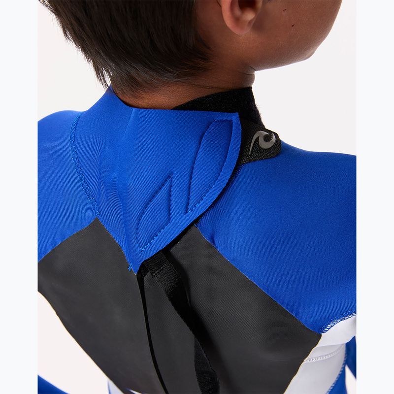 Detský plavecký neoprén Rip Curl Groms Omega 4/3mm Back Zip blue 5