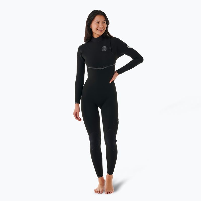 Dámsky neoprén Rip Curl Ebomb 3/2 mm Zip Free black