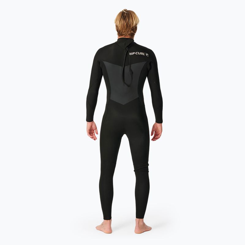 Pánsky neoprén Rip Curl D/Patrol 3/2 mm GB B/Zip Stmr black 4