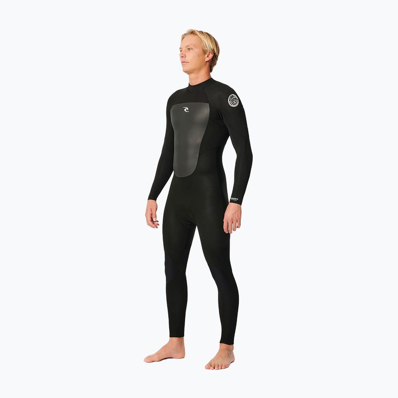 Rip Curl Omega 4/3 mm GB BZ Steamer black pánsky neoprénový oblek 2