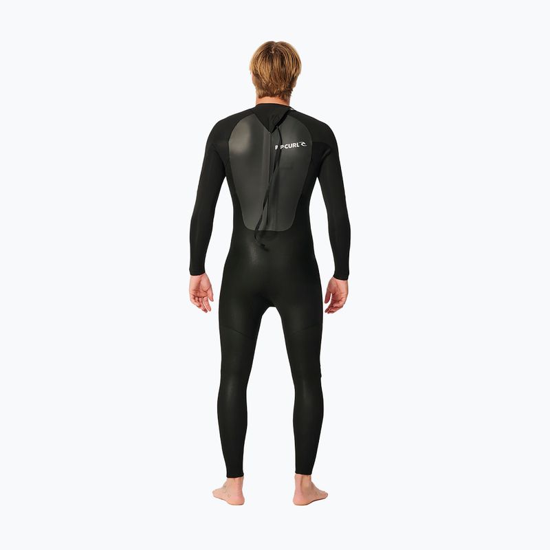 Rip Curl Omega 4/3 mm GB BZ Steamer black pánsky neoprénový oblek 3