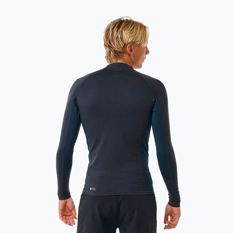 Pánske plavecké tričko longsleeve Rip Curl Dawn Patrol UPF Performance navy marle 3