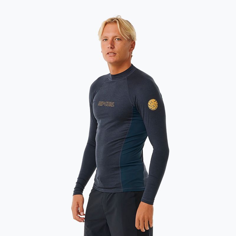 Pánske plavecké tričko longsleeve Rip Curl Dawn Patrol UPF Performance navy marle 4