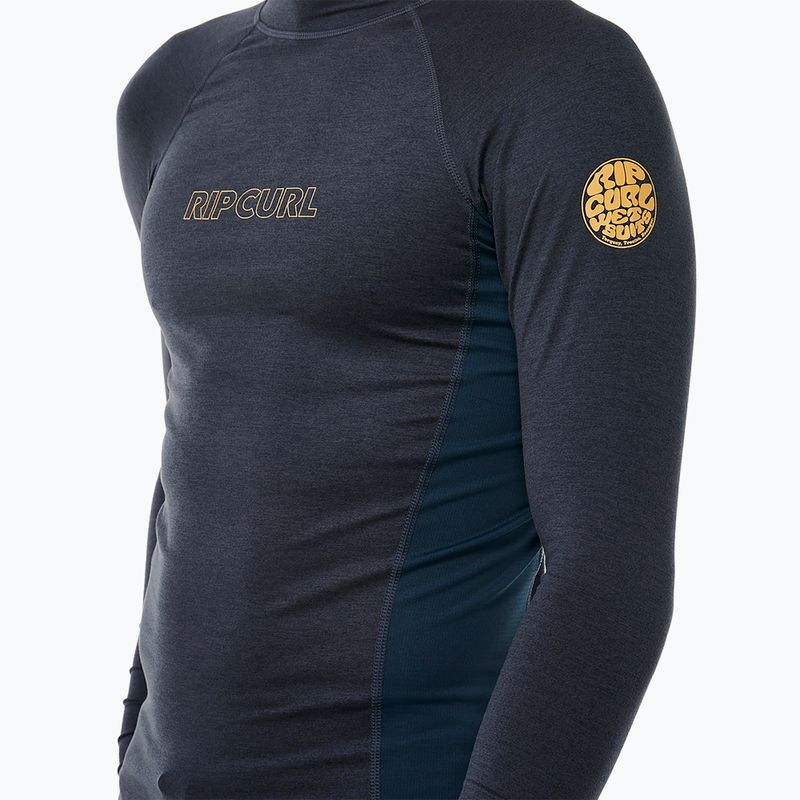 Pánske plavecké tričko longsleeve Rip Curl Dawn Patrol UPF Performance navy marle 5