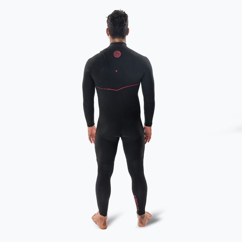 Rip Curl Flashbomb Fusion 4/3 mm Zip Free pánska plavecká pena čierna 2