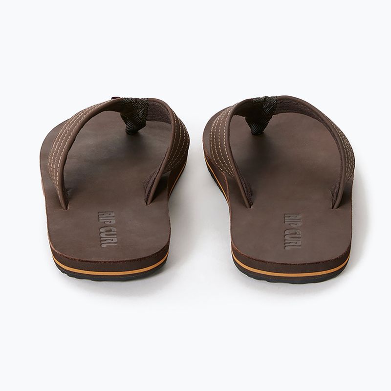 Pánske žabky Rip Curl Revival Leather Open Toe brown 10