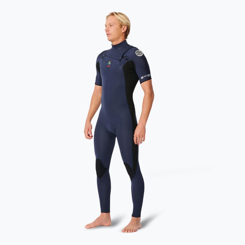 Rip Curl Dawn Patrol Performance 2/2 mm Chest Zip dark navy pánska plavecká pena 3