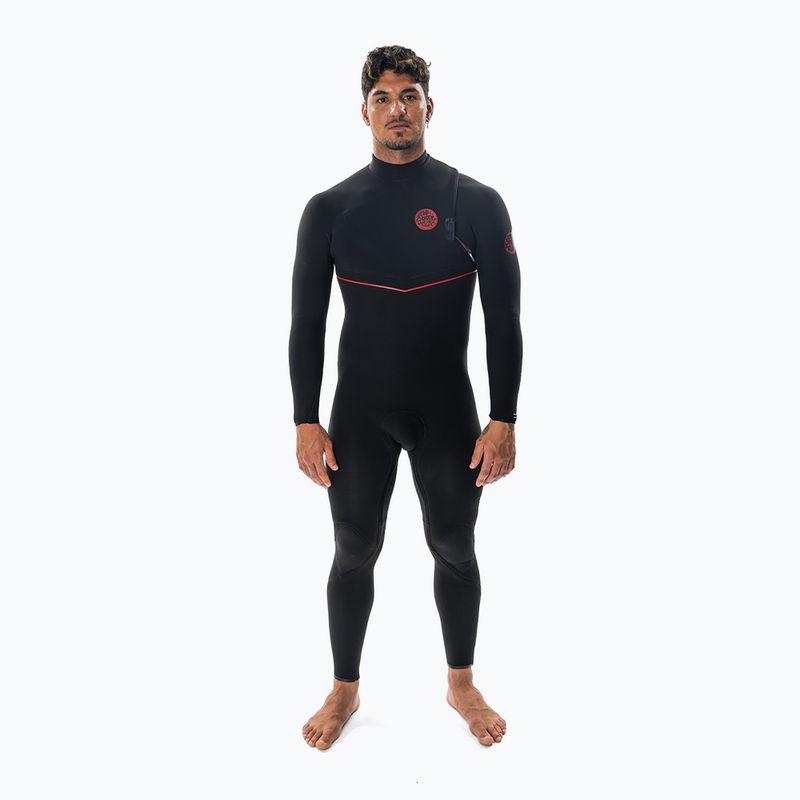 Pánsky plavecký neoprén Rip Curl Flashbomb Fusion 5/3mm Zip Free black