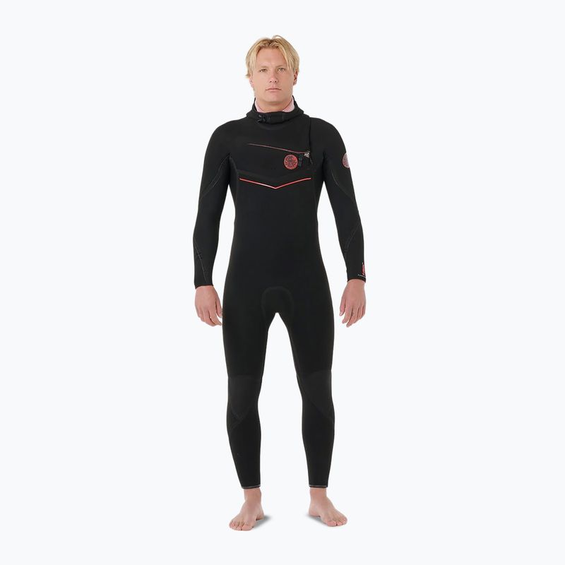 Pánsky plavecký neoprén Rip Curl Flashbomb Fusion 5/3mm Zip Free black