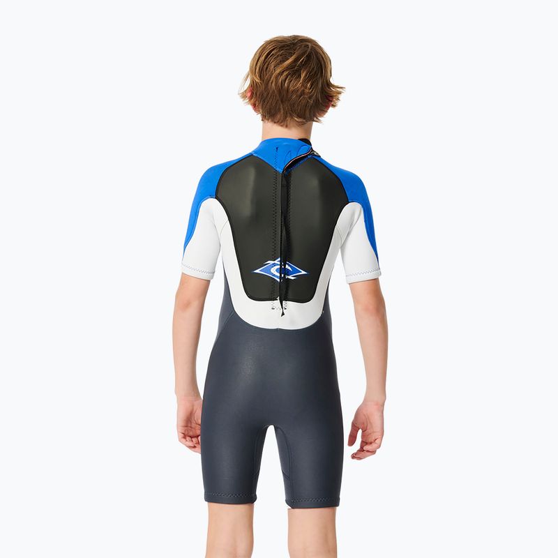 Destký neoprén Rip Curl Omega Back Zip Spring 2 mm blue 10