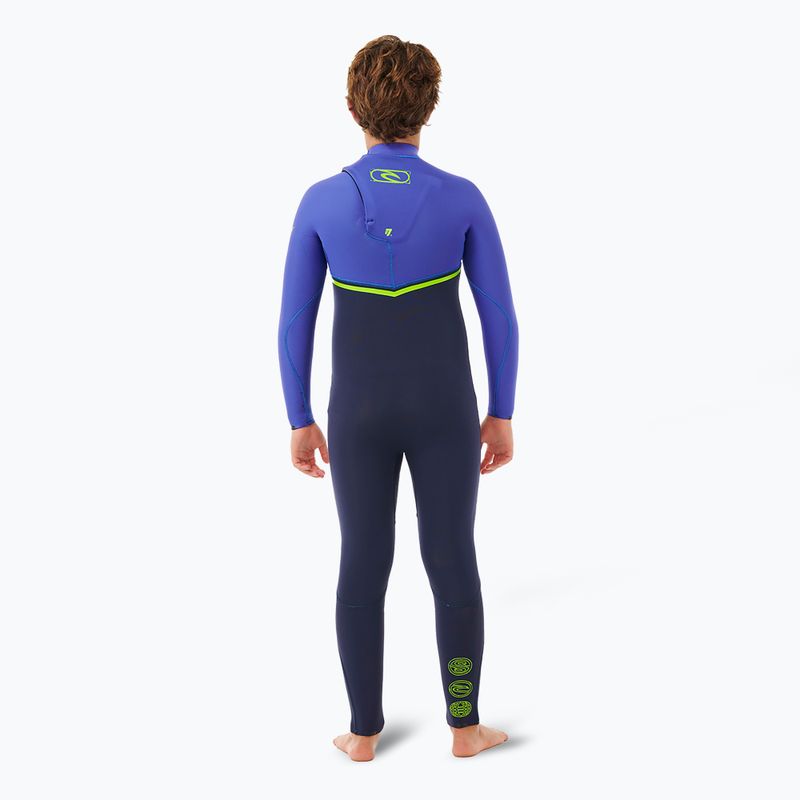 Detský neoprén Rip Curl Flashbomb 4/3 mm Chest Zip wild berry 2
