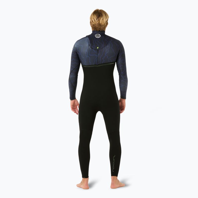Pánsky plavecký neoprén Rip Curl E Bomb 4/3 mm Zip Free wild berry 2