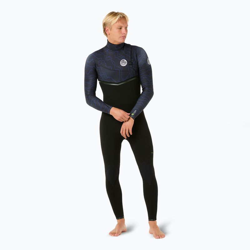 Pánsky plavecký neoprén Rip Curl E Bomb 4/3 mm Zip Free wild berry 3