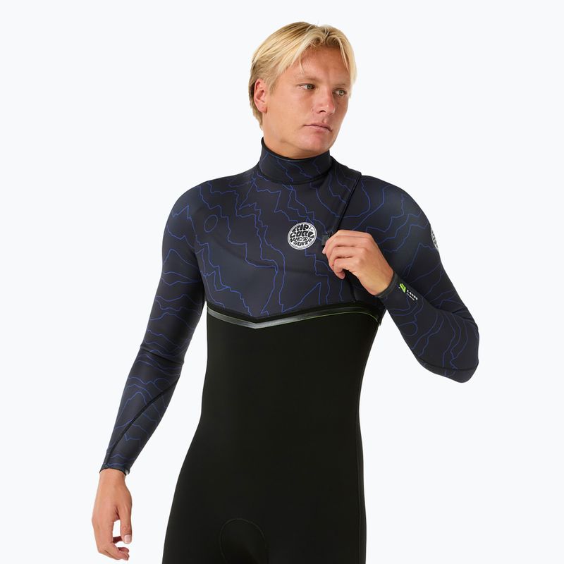 Pánsky plavecký neoprén Rip Curl E Bomb 4/3 mm Zip Free wild berry 4