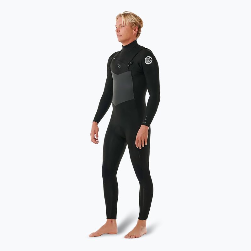 Pánsky plavecký neoprén Rip Curl Dawn Patrol 5/3mm Chest Zip dark navy 3