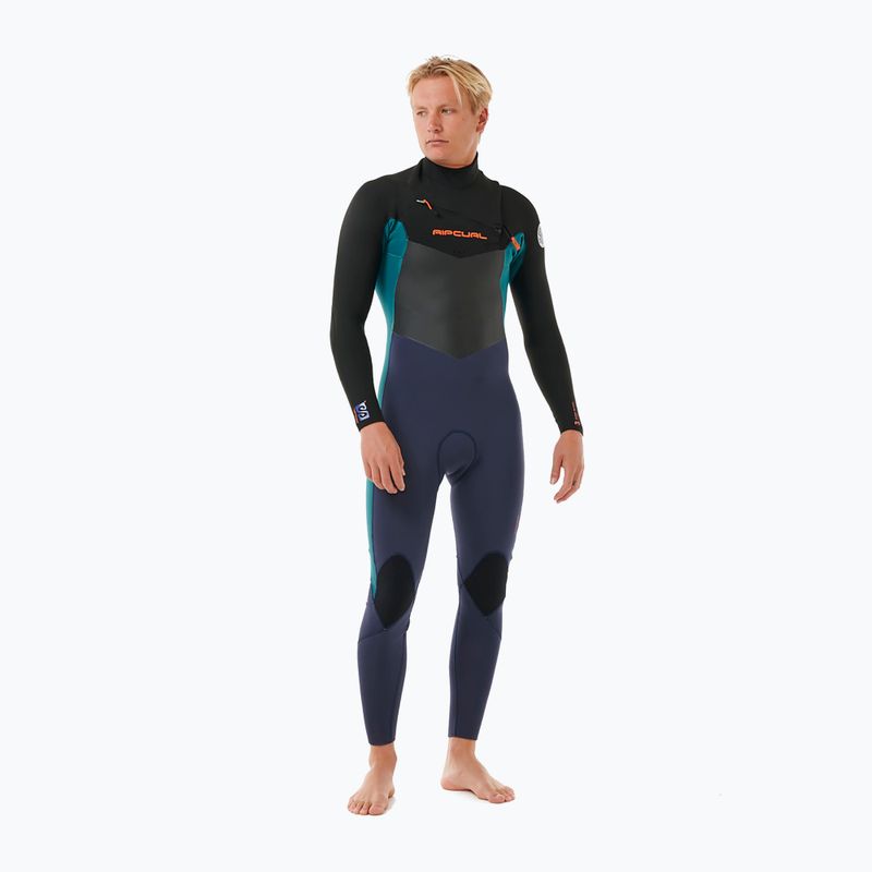 Pánsky plavecký neoprén Rip Curl Dawn Patrol 4/3mm Chest Zip purple night 4