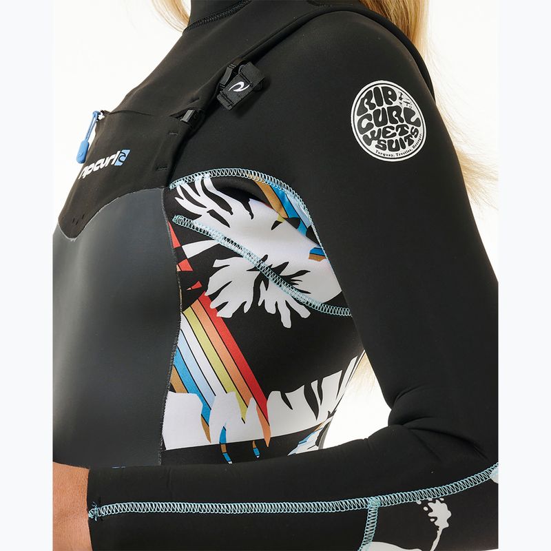 Dámsky plavecký neoprén Rip Curl Dawn Patrol 3/2 mm Chest Zip black/black/multi 6