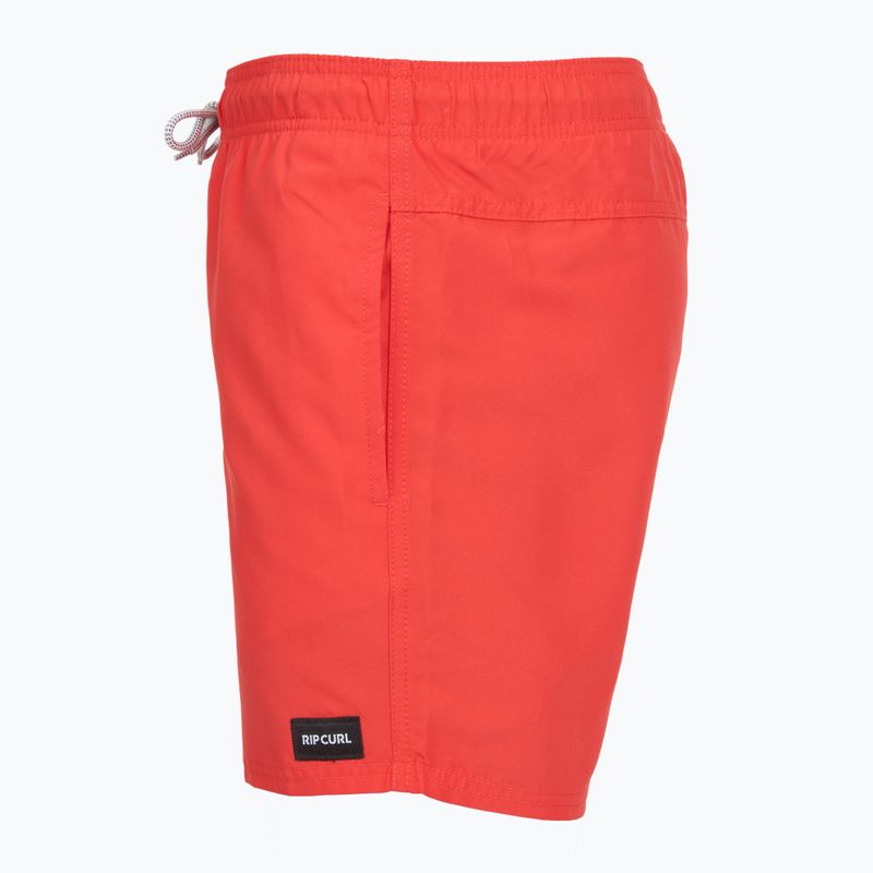 Pánske plavkové šortky Rip Curl Offset Volley washed red 3