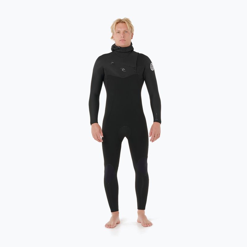 Pánsky plavecký neoprén  Rip Curl Dawn Patrol Cz Hood 5/4 mm black 2