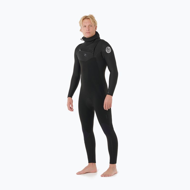 Pánsky plavecký neoprén  Rip Curl Dawn Patrol Cz Hood 5/4 mm black 4