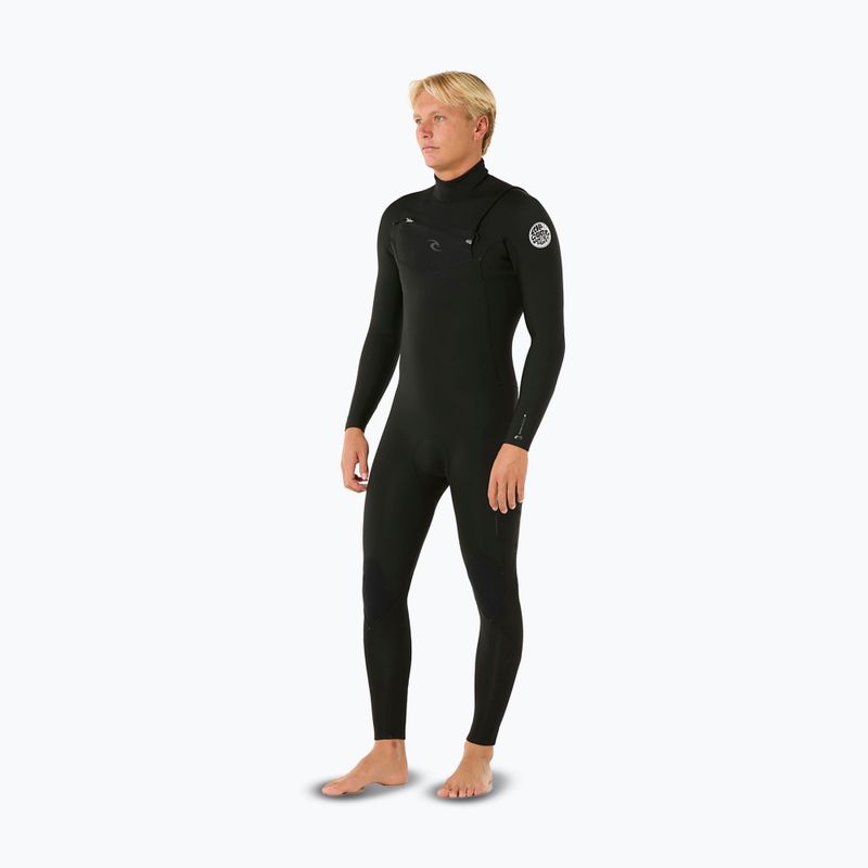 Pánsky plavecký neoprén Rip Curl Dawn Patrol 3/2 mm Chest Zip black 3