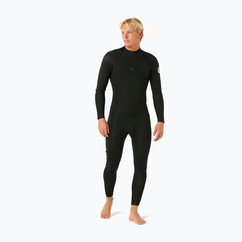 Pánsky plavecký neoprén Rip Curl Dawn Patrol 4/3mm Back Zip black 4