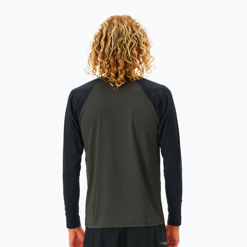 Pánske plavecké tričko Rip Curl Shockwaves 3442 šedé 12MMRV 2
