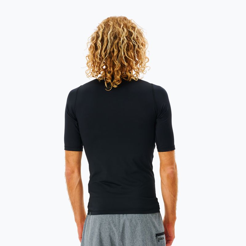 Pánske plavecké tričko Rip Curl Corps 9 čierne 12JMRV 2