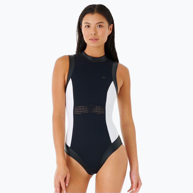 Rip Curl Mirage Ultimate Good 1 Piece 1 jednodielne plavky čiernobiele 1FWSW 5