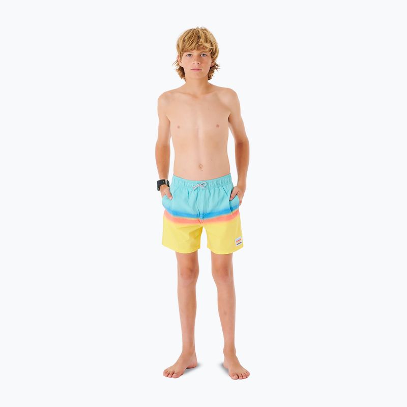 Rip Curl Surf Revival Volley detské šortky 46 blue/yellow 27BBO 2