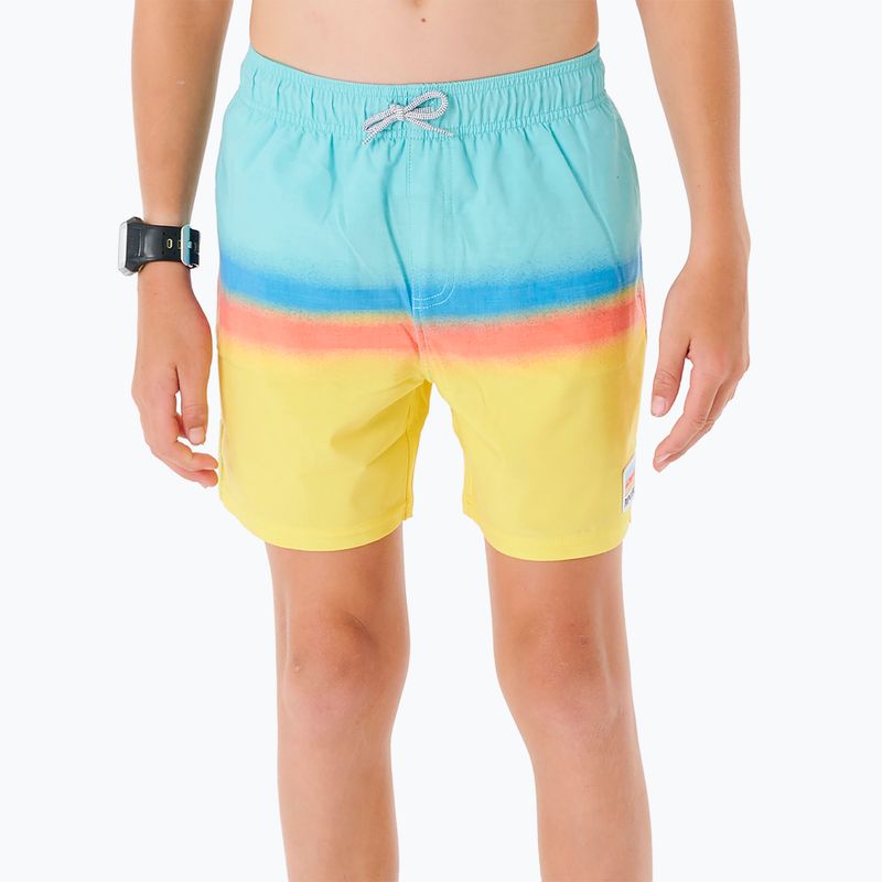 Rip Curl Surf Revival Volley detské šortky 46 blue/yellow 27BBO 4