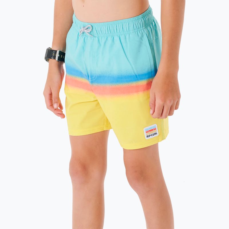 Rip Curl Surf Revival Volley detské šortky 46 blue/yellow 27BBO 5
