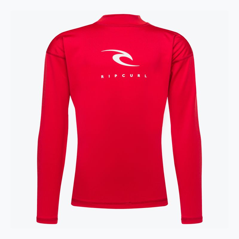 Detské plavecké tričko Rip Curl Corps Rash Vest 4 červené 11MBRV
