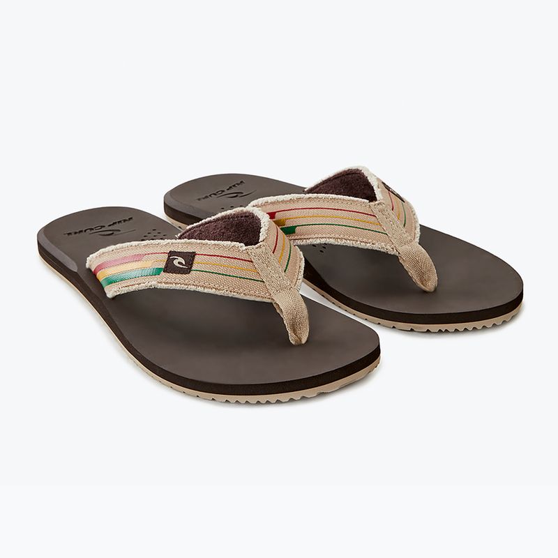 Pánske žabky Rip Curl Reactor Open Toe 1153 hnedé 19VMOT 9
