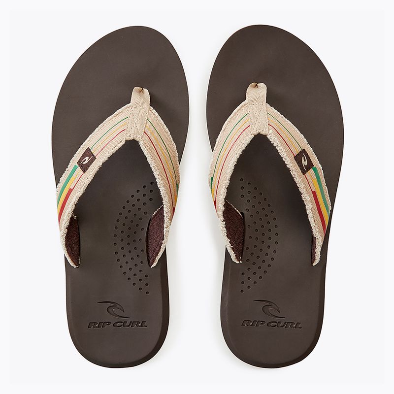Pánske žabky Rip Curl Reactor Open Toe 1153 hnedé 19VMOT 11