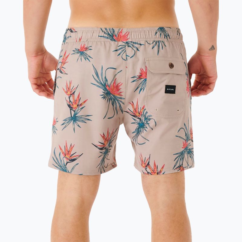 Rip Curl pánske šortky Paradiso Volley 567 beige 3DMBO 3