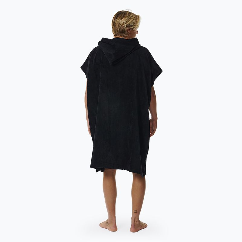 Pánske pončo s kapucňou Rip Curl Logo black 3
